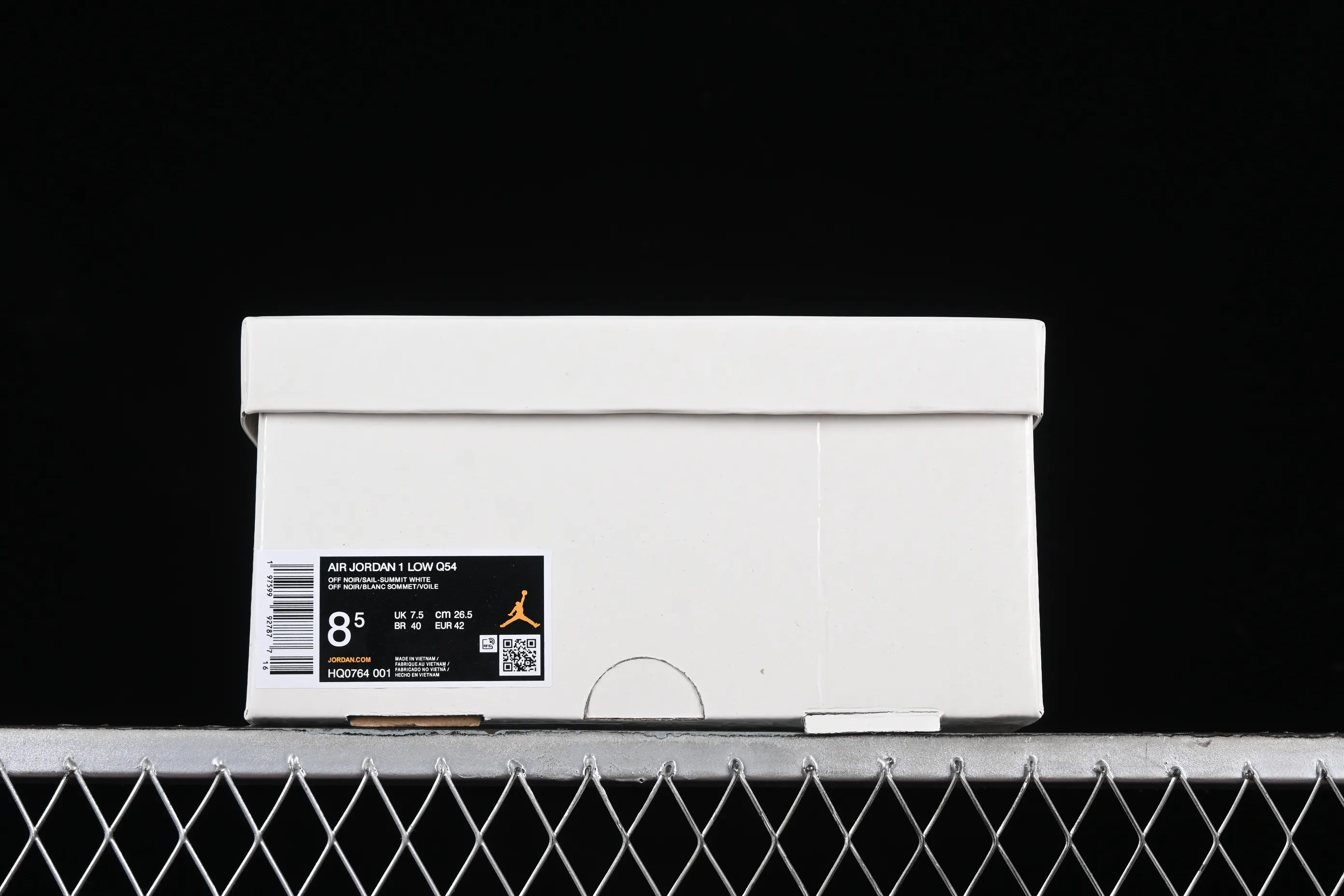 All categories Air Jordan Jordan series basketball shoes Air Jordan 1 Low G version pure original Air Jordan 1 Low "Quai 54" AJ1 Joe 1 white black blue low-top cultural casual sneakers HQ0764-001